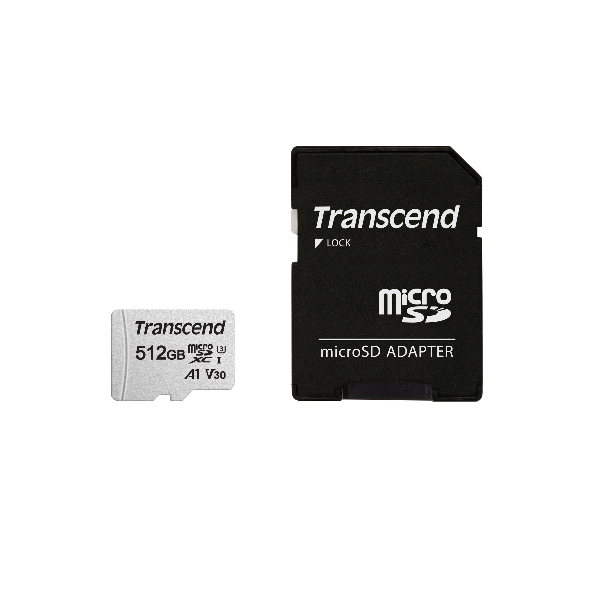 Transcend 300S | ts512gusd300s-a | Flash-Speicherkarte (Adapter