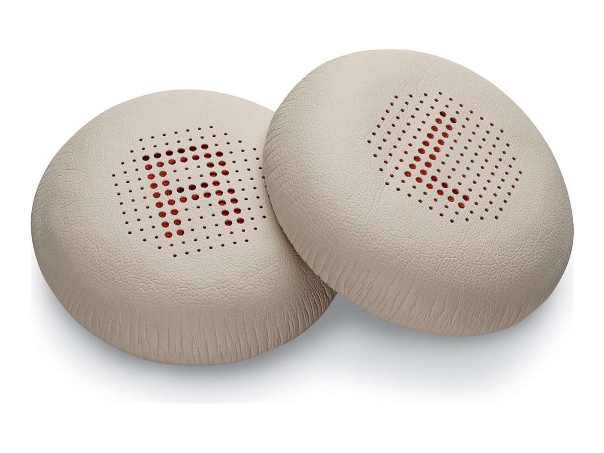 Poly Ohrpolster für Headset | 85s16aa | Kunstleder - Sand (Packung mit 2)