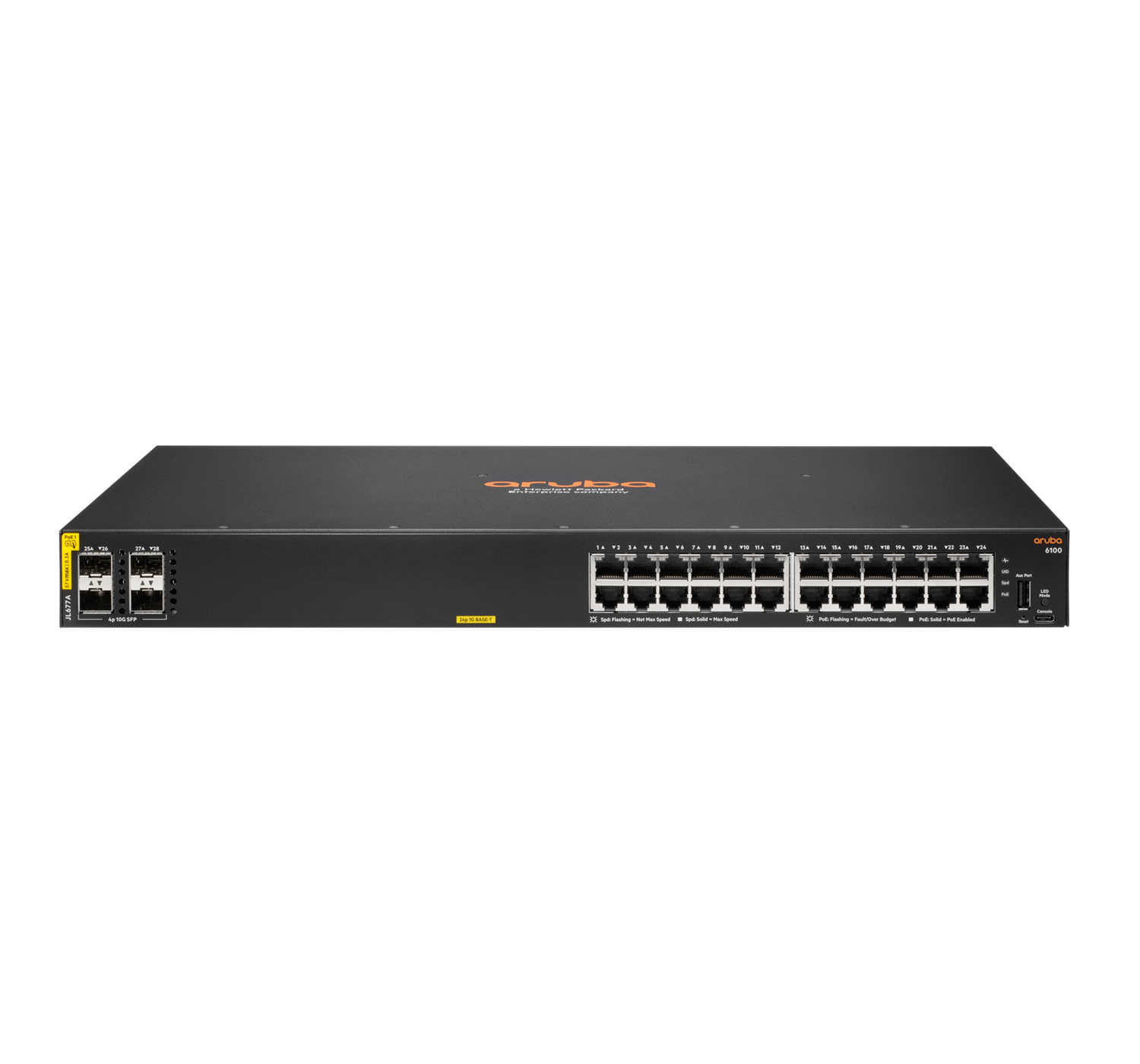 HPE Aruba Networking 6100 24G Class4 PoE 4SFP+ 370W | jl677a#abb | Managed - L3