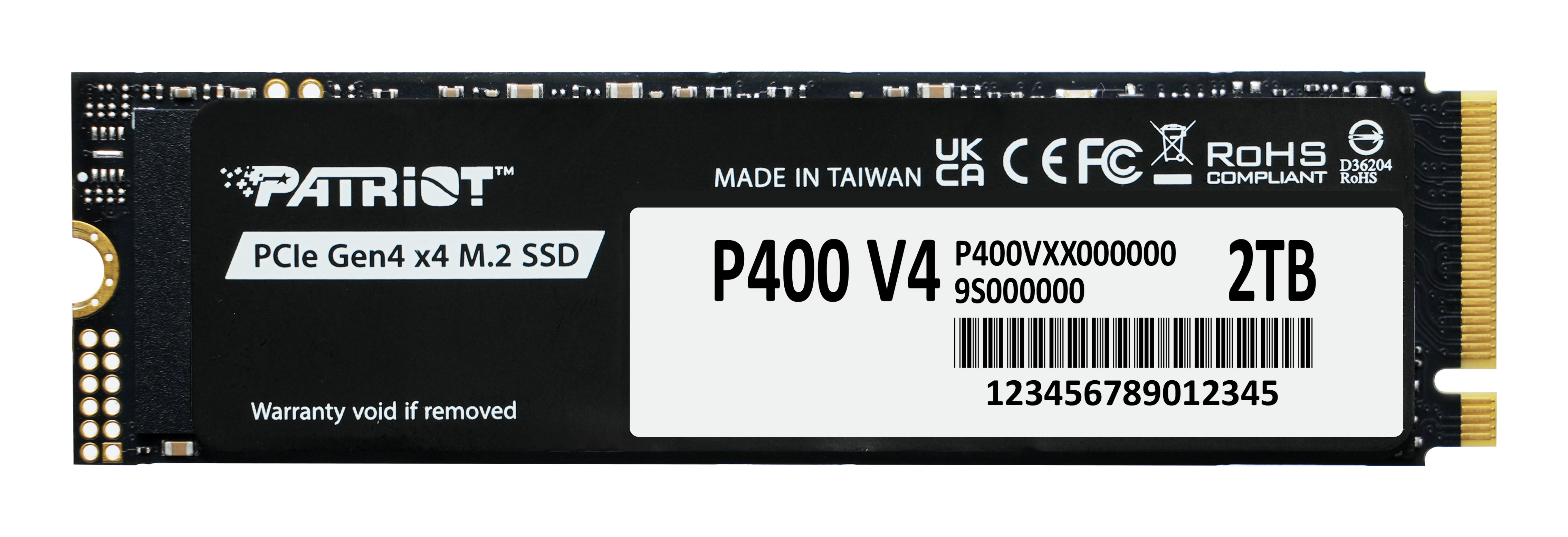 PATRIOT P400 V4 | p400vp2tbm28h | SSD - 2 TB