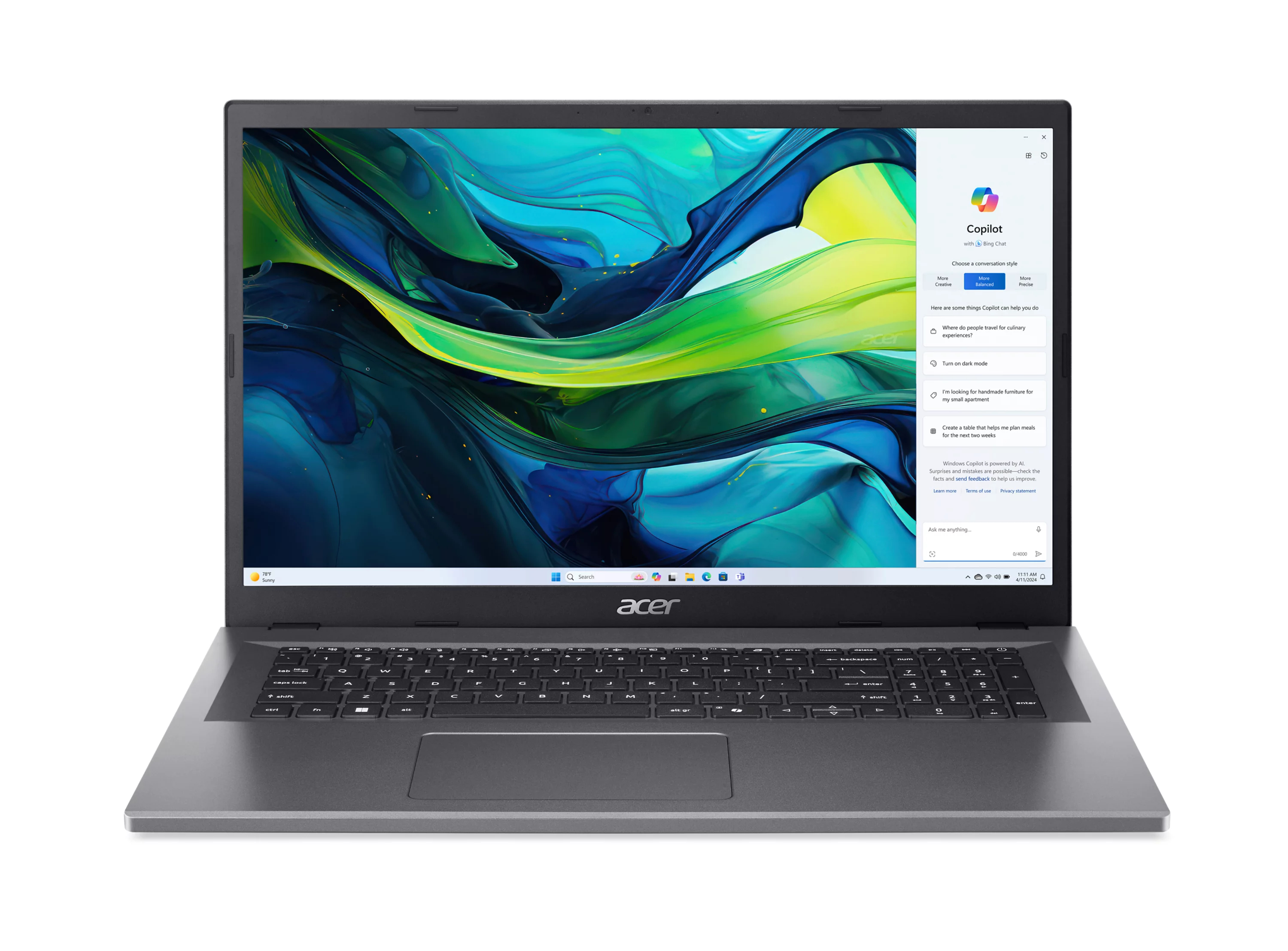 Acer Acer Aspire Go 17 AG17-31P-3652 17.3"/3-N355/16/512SSD/W11 Notebook (Intel® Core™ 3 N355, Intel® Graphics, 16 GB, 512 GB SSD)