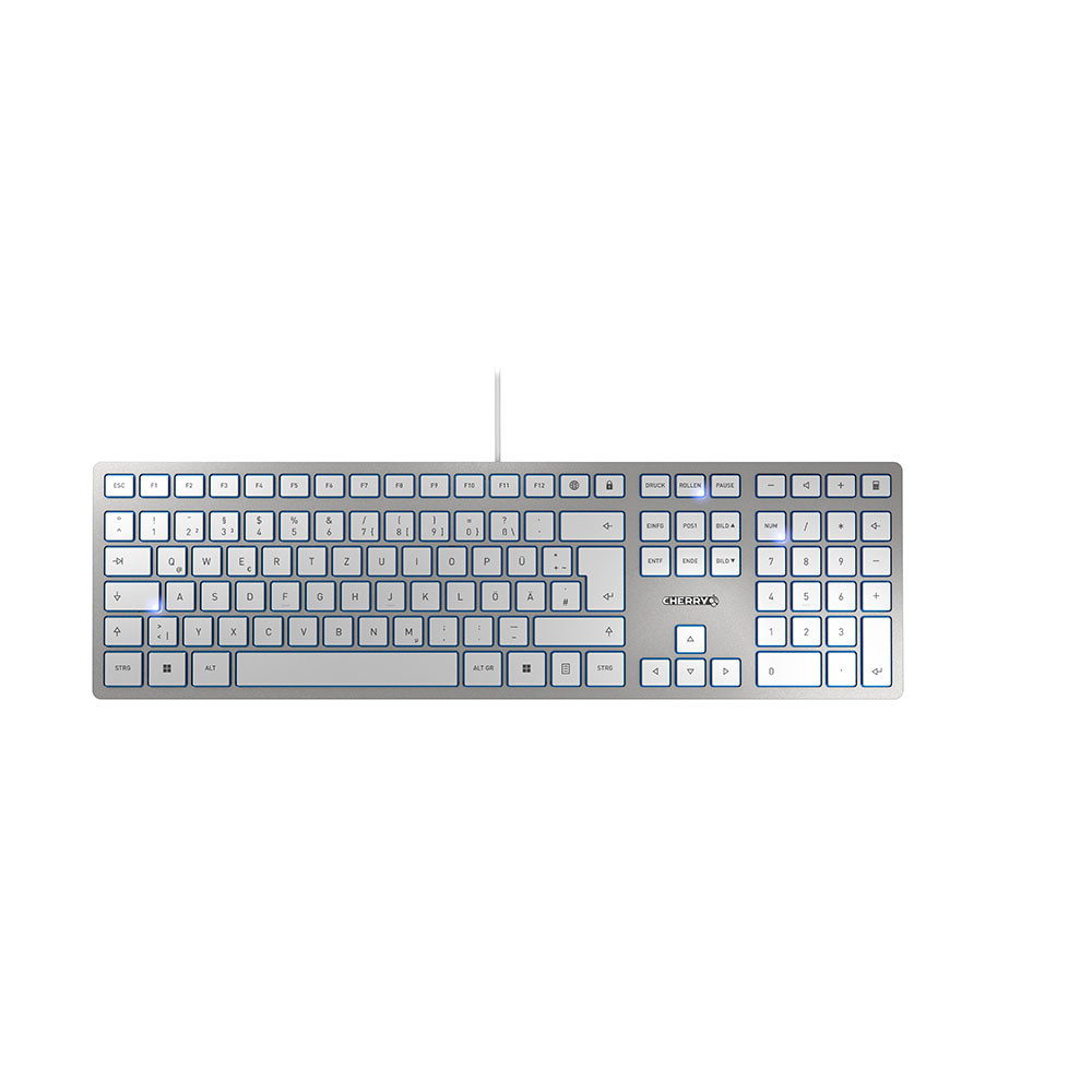 Cherry KC 6000 Slim silber | jk-1600de-1 | USB - DE