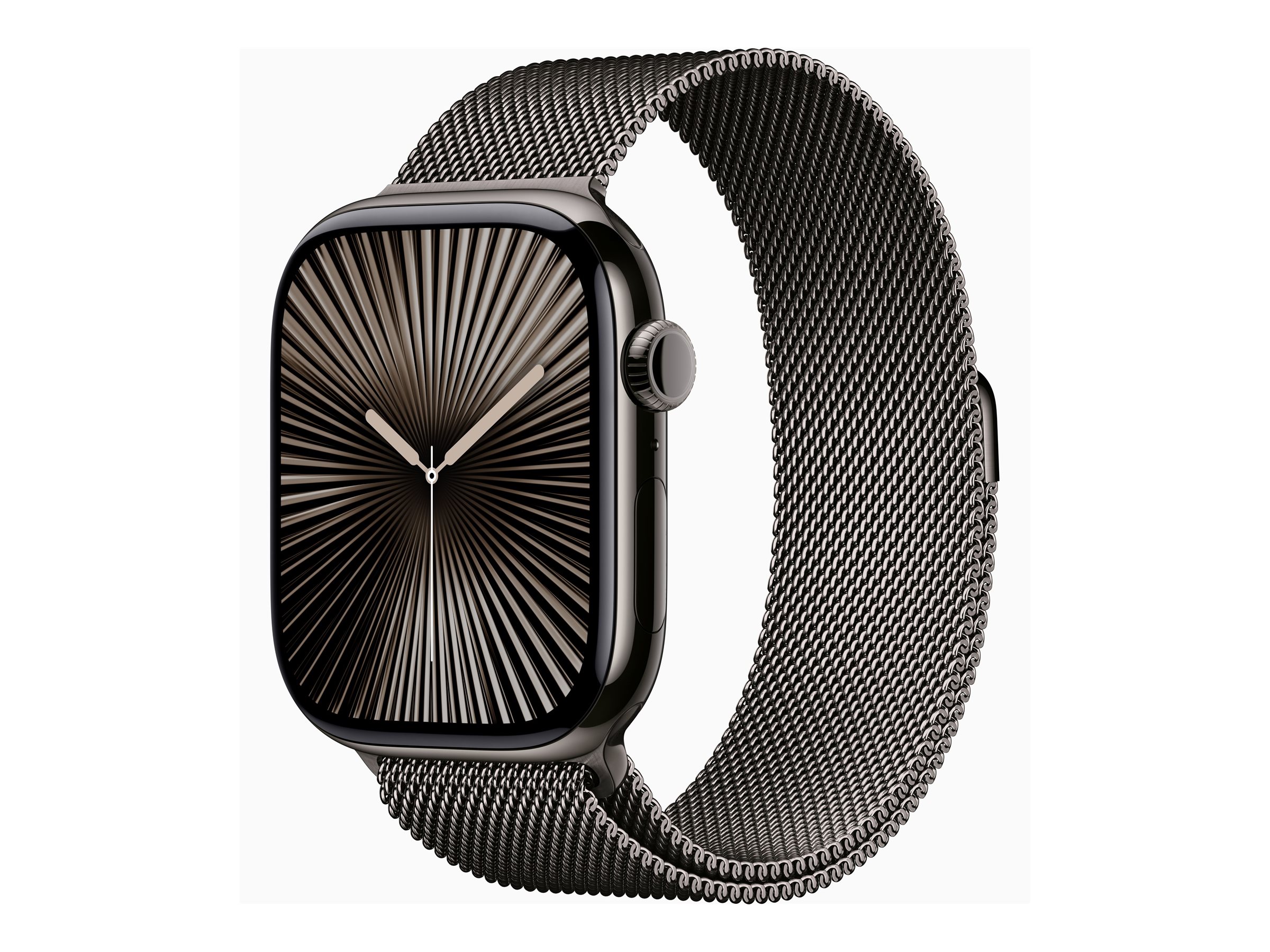 Apple Watch Series 10 (GPS + Cellular) 46mm Titan Schiefer mit Milanaise-Armband M/L Schiefer | mwyw3qf/a |