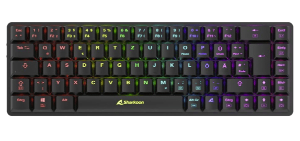 Sharkoon PureWriter W65 - Tastatur - Doppelmodus