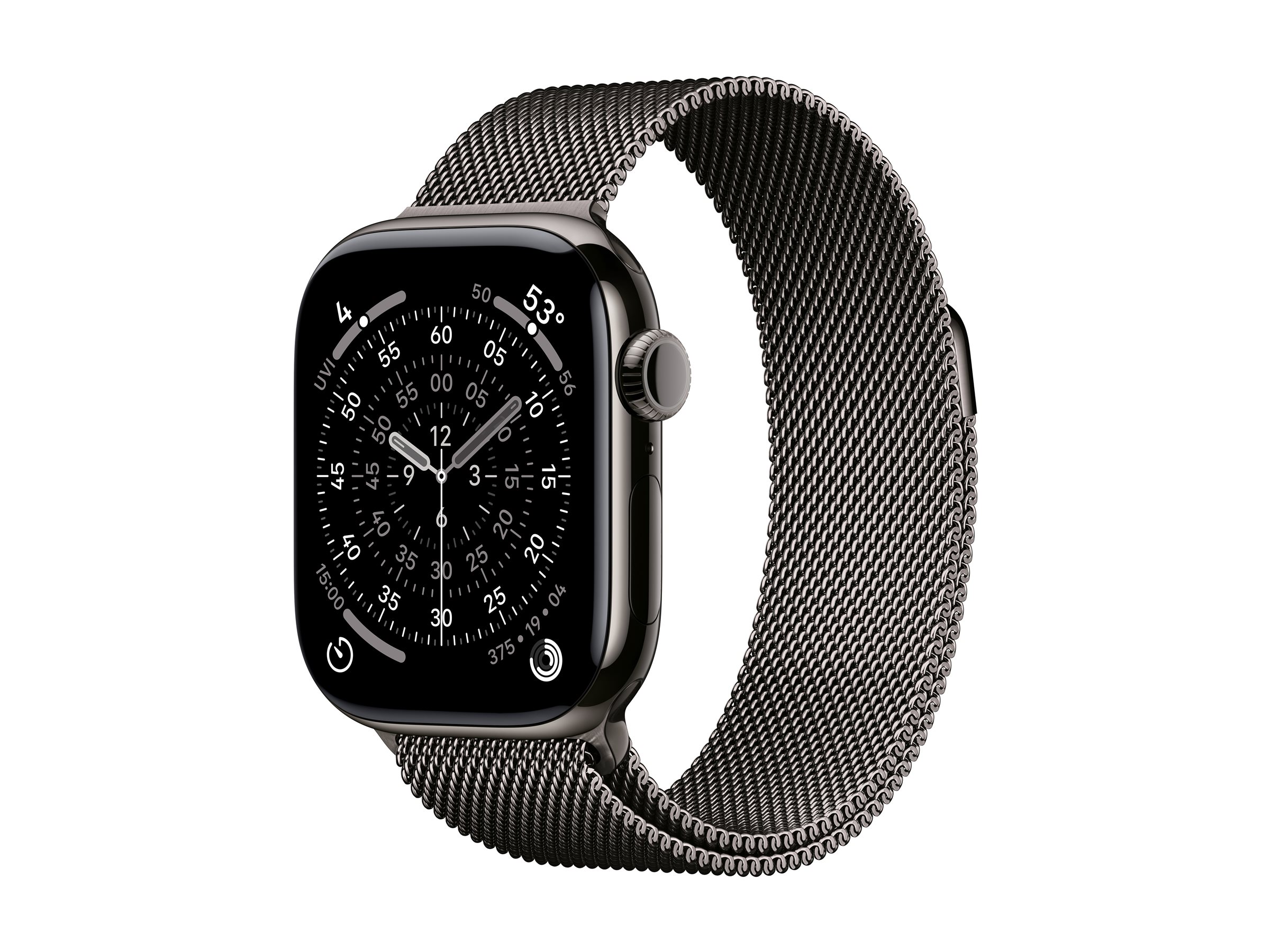 Apple Watch Series 11 (GPS + Cellular) 42mm Titan schiefer mit Milanaise-Armband schiefer | mf8u4zr/a |