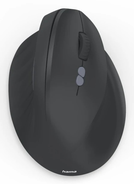 Hama EWM-600R Maus Kabellos Optisch Schwarz 8 Tasten 1800 dpi Ergonomisch