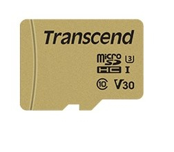 Transcend 500S | ts64gusd500s | Flash-Speicherkarte (microSDXC-an-SD-Adapter inbegriffen)