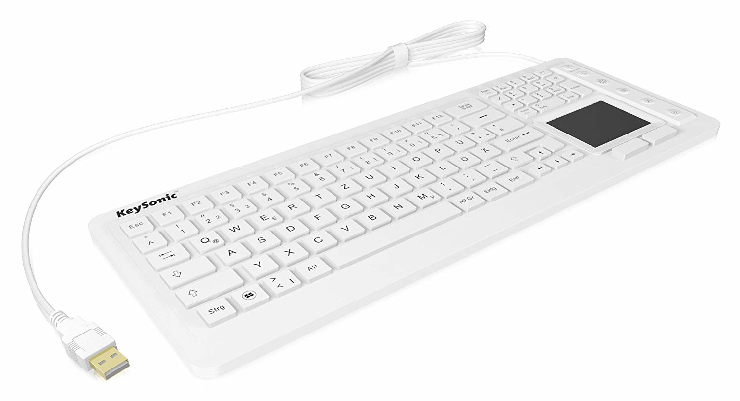 KeySonic KSK-6231 INEL (DE) Hygienetastatur | 28091 | Industrietastatur - Beleuchtung