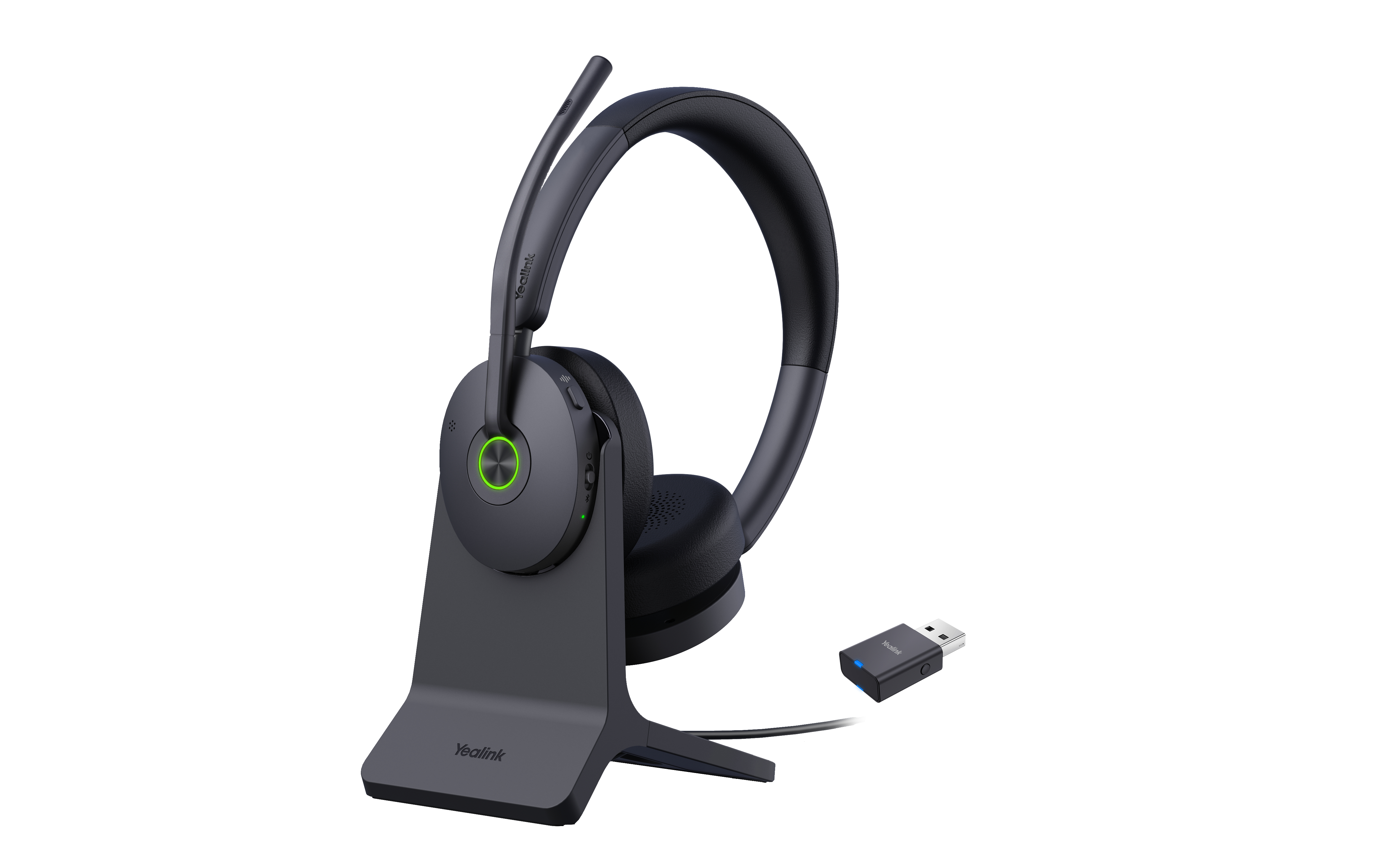Yealink WH68 Hybrid - Headset - On-Ear - DECT / Bluetooth Image