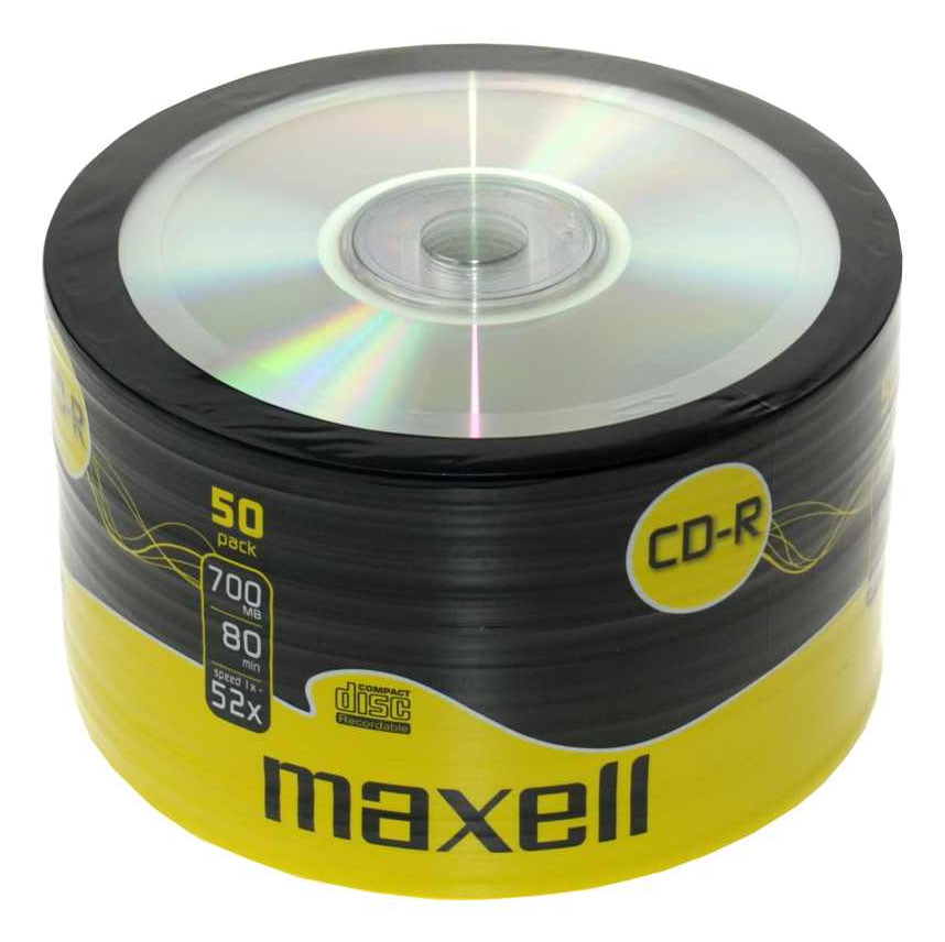 Maxell 50 x CD-R | 624036.02.cn | 700 MB (80 Min) 52x - Spindel