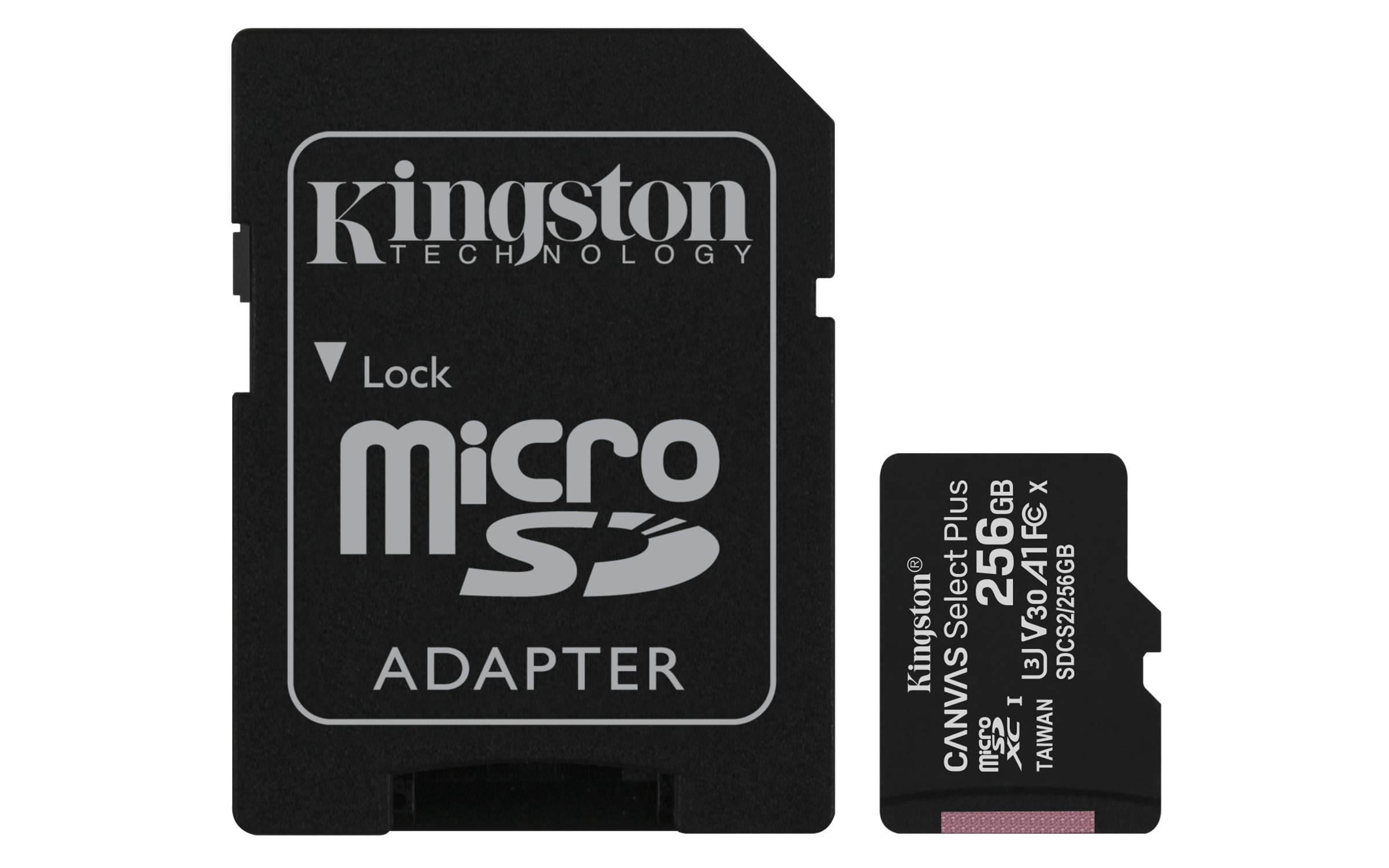Kingston Canvas Select Plus | sdcs2/256gb | Flash-Speicherkarte (microSDXC-an-SD-Adapter inbegriffen)