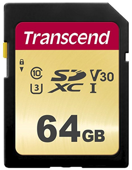 Transcend 500S | ts64gsdc500s | Flash-Speicherkarte - 64 GB