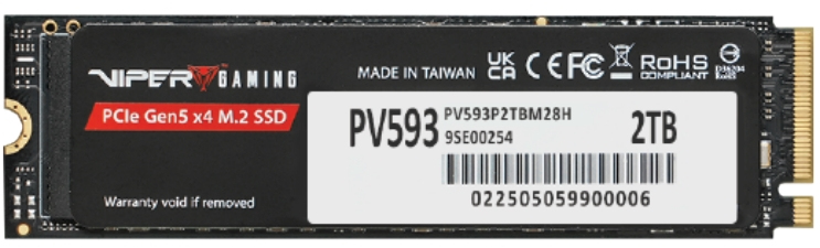 PATRIOT Viper Gaming PV593 | pv593p2tbm28h | SSD - 2 TB