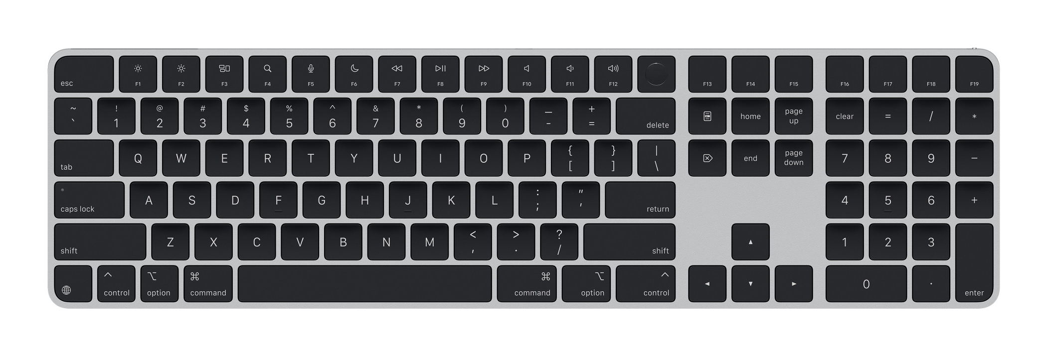 Apple Magic Keyboard with Touch ID and Numeric | mxk83lb/a |