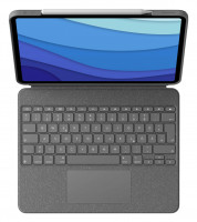 Image of Logitech Combo Touch Tastatur Trackpad Apple iPad 12,9' (5. Gen.) Gray