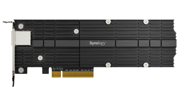 Synology E10M20-T1 M.2 SSD & 10GbE Combo Adapter Card | e10m20-t1 | PCIe 3.0 x8 - 2x M.2