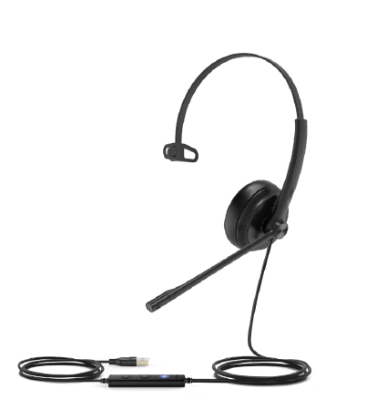 Yealink UH34 Mono | 1308042 | Kopfhörer mit Mikrofon - On-Ear