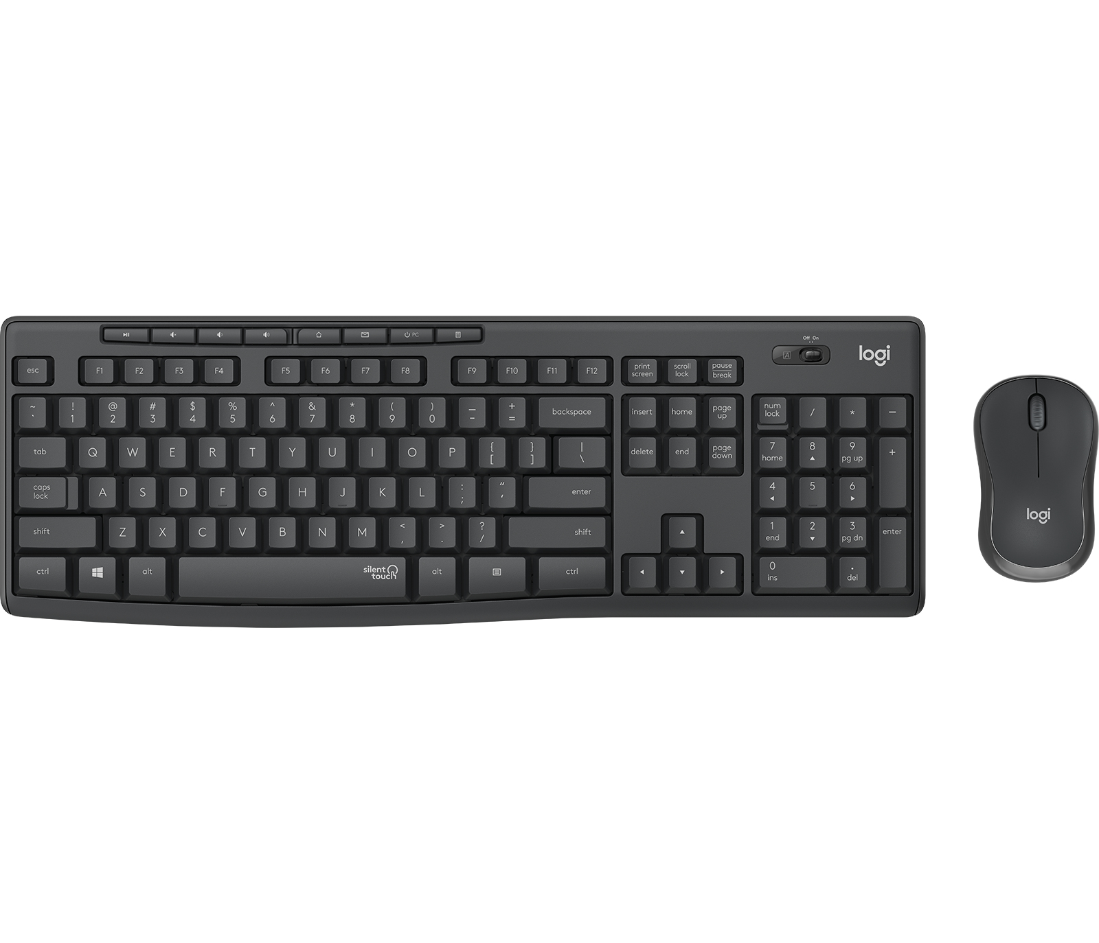 Logitech MK295 Silent Wireless Combo schwarz | 920-009794 | USB - DE