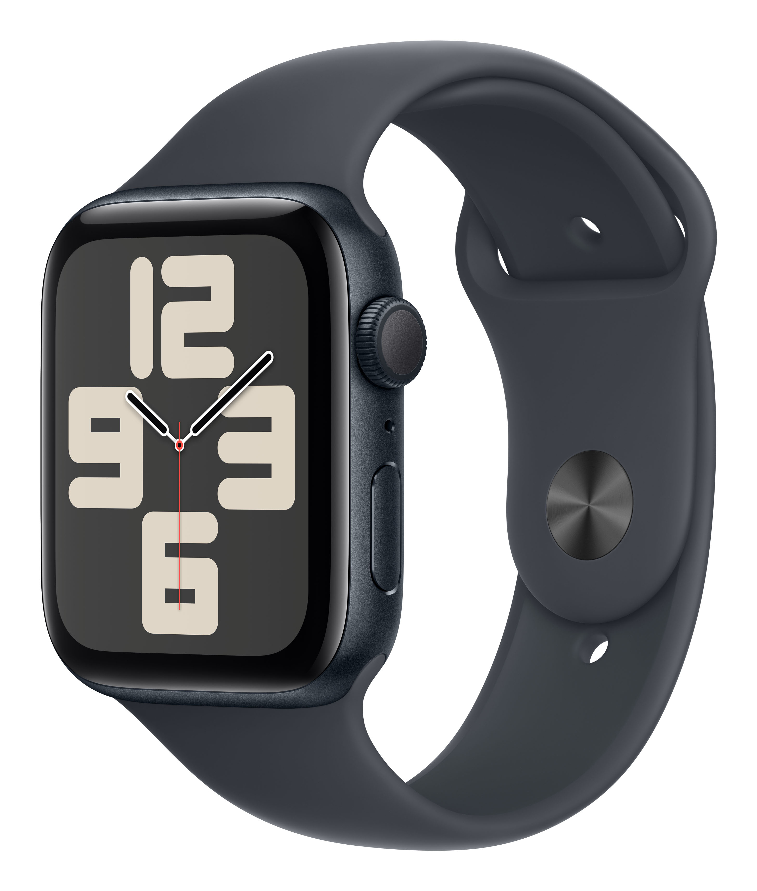 Apple Watch SE (2022) (GPS) 44mm Mitternacht mit Sportarmband M/L Mitternacht | mxek3qf/a |