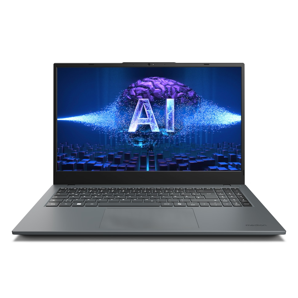 MEDION E15443 Intel Core Ultra 7 155H Laptop 39,6 cm (15.6") Full HD 16 GB DDR5-SDRAM 1 TB SSD Windows 11 Home Grau