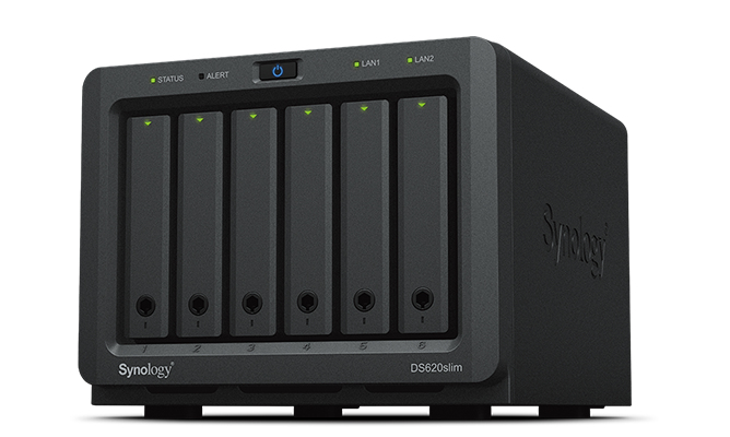 Synology DiskStation DS620Slim 6 Einschübe NAS-Server Leergehäuse (DS620Slim)
