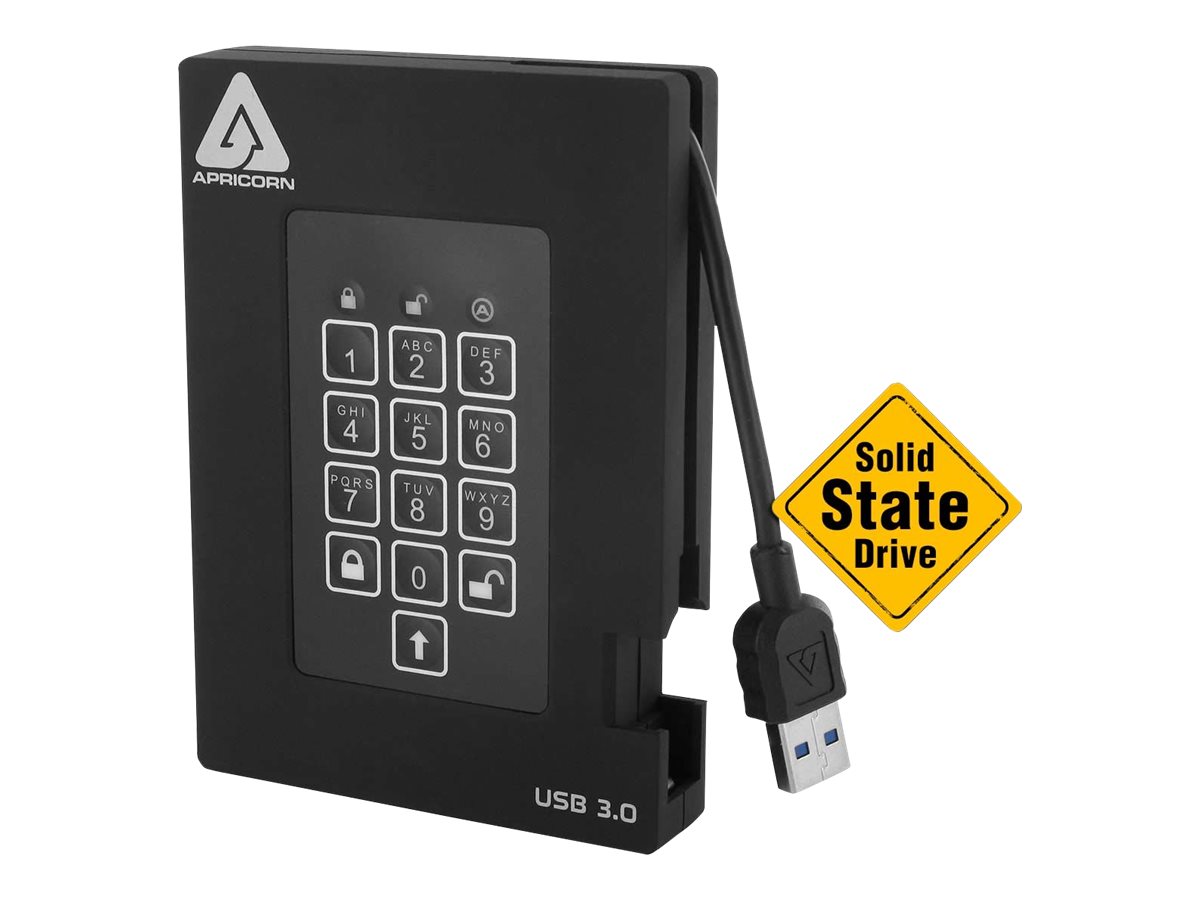 Apricorn Aegis Padlock Fortress | a25-3pl256-s256f | SSD - verschlüsselt