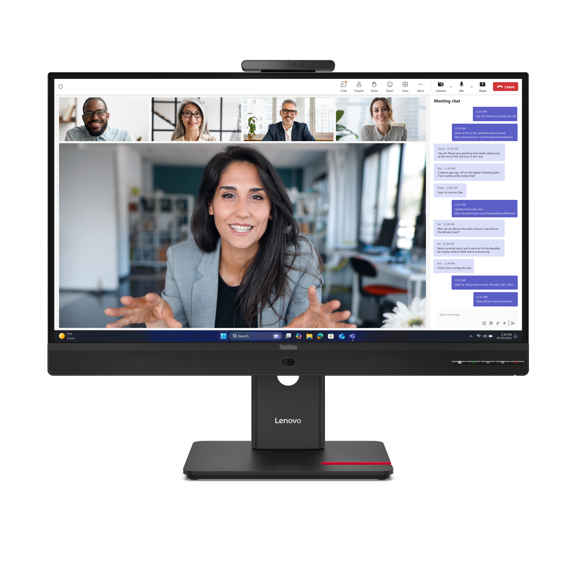 Lenovo ThinkVision T24-4v | 64b6mat1eu | LED-Monitor - 61 cm (24")