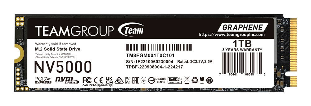 Team Group NV5000 | tm8fgm001t0c101 | SSD - 1 TB