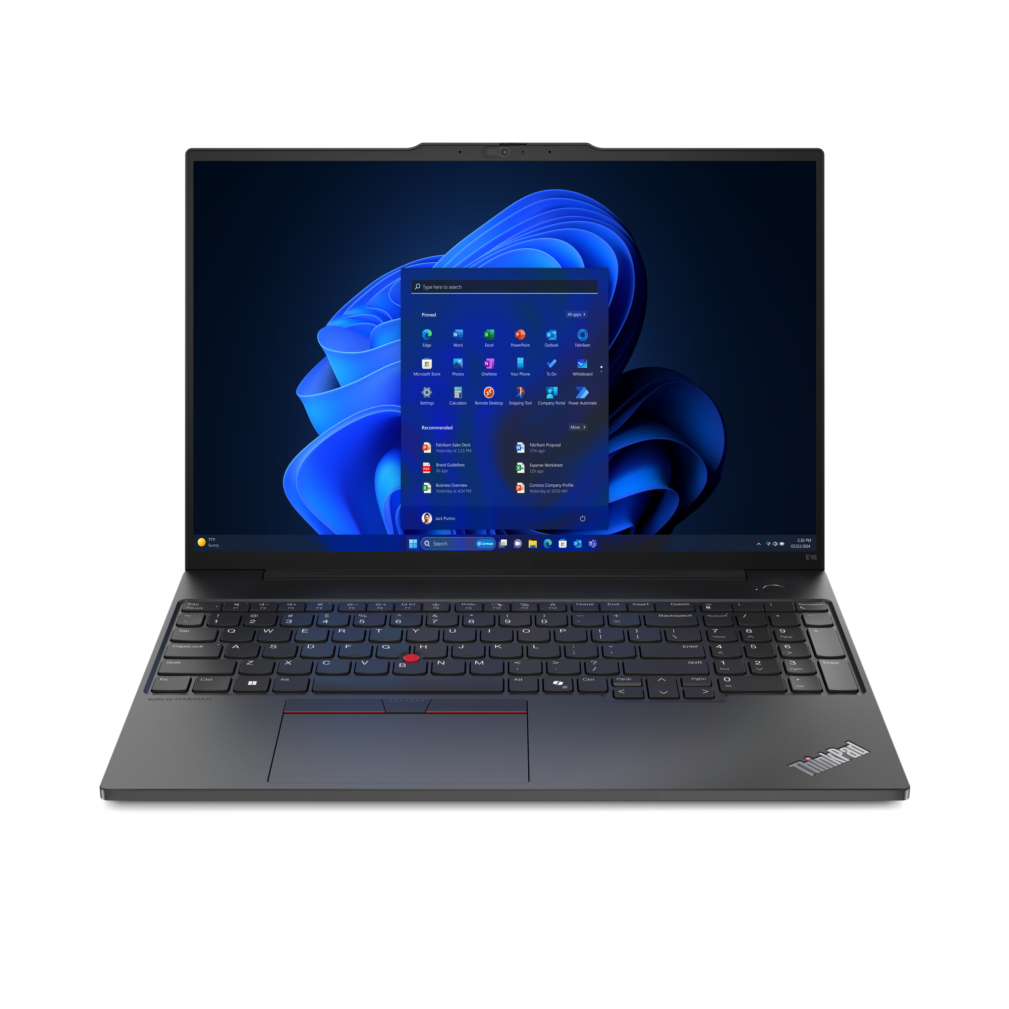 Lenovo ThinkPad E16 G2 | 21ma003rge | 16" WUXGA - Core Ultra 7 155H