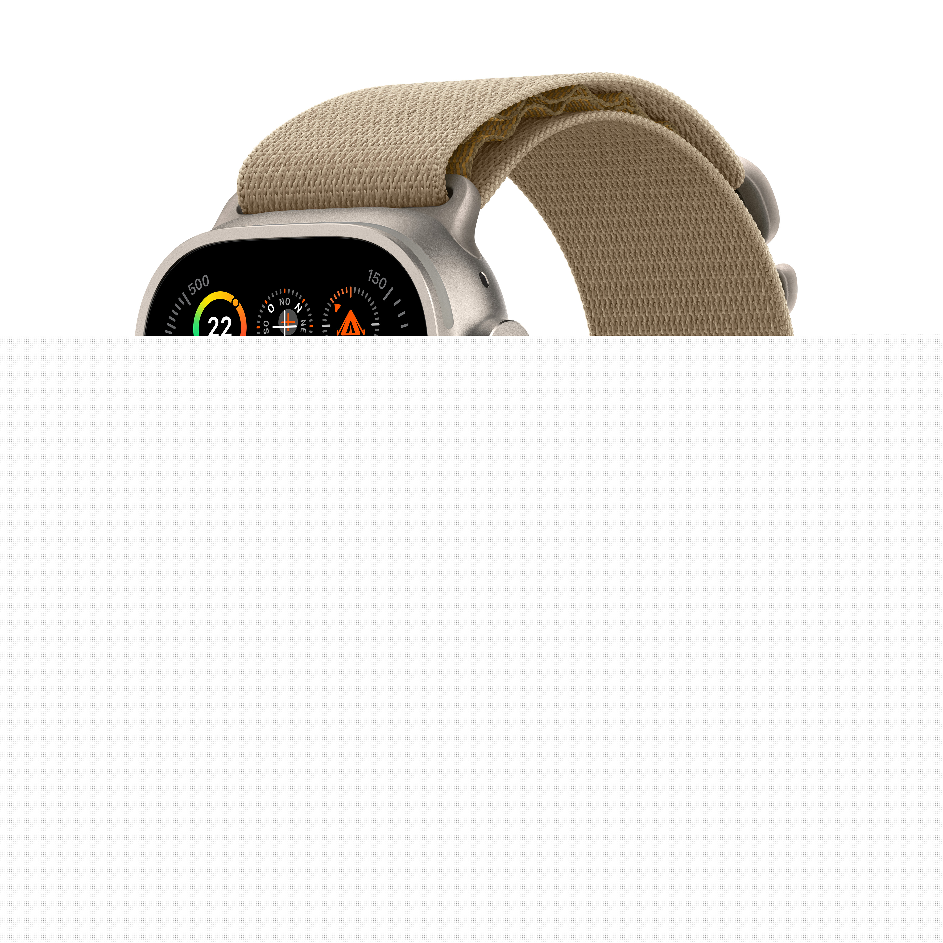 Apple Watch Ultra 2 Natur mit Alpine Loop Large Mandel | mx4h3fd/a |