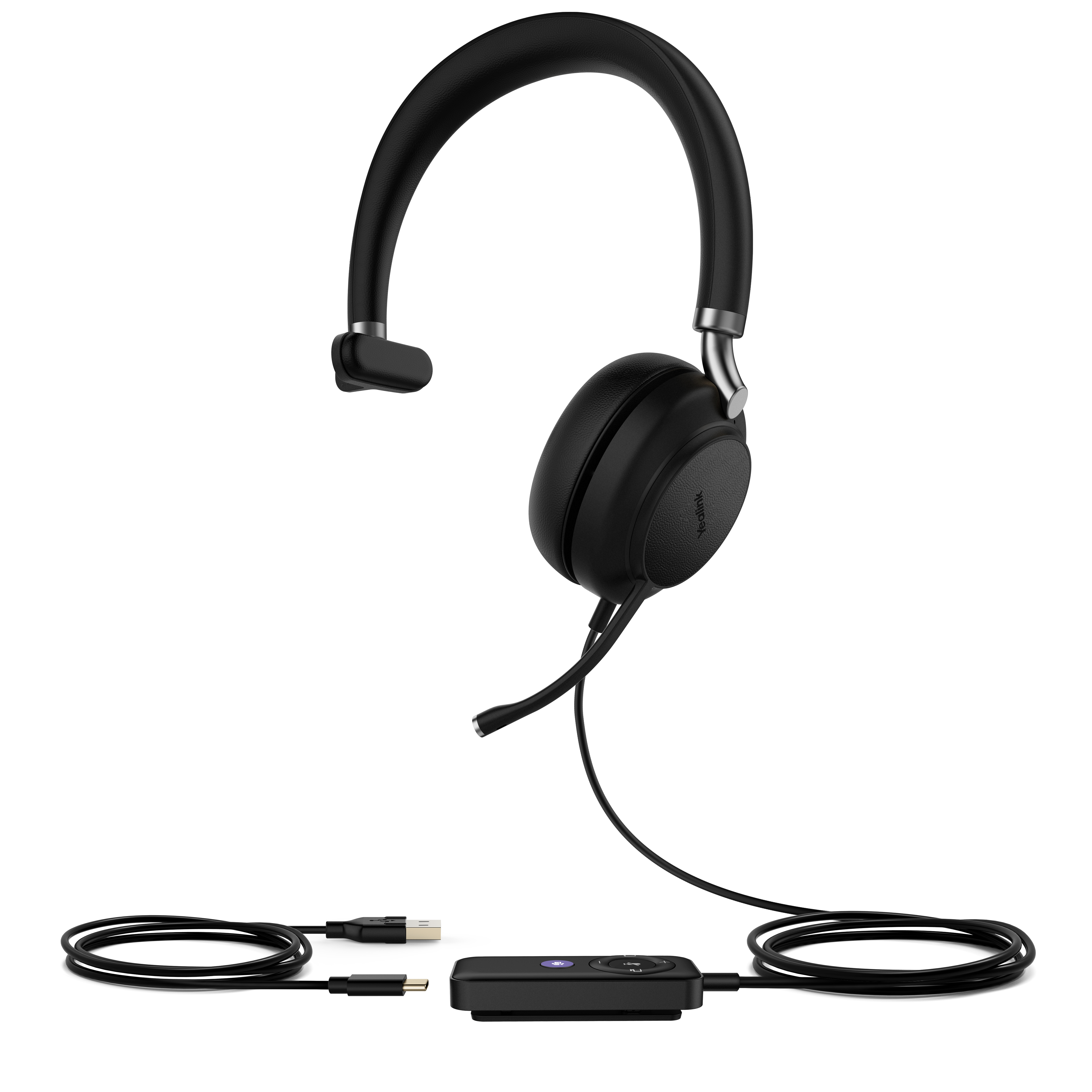 Yealink UH38 Mono - Headset - On-Ear - Bluetooth Image