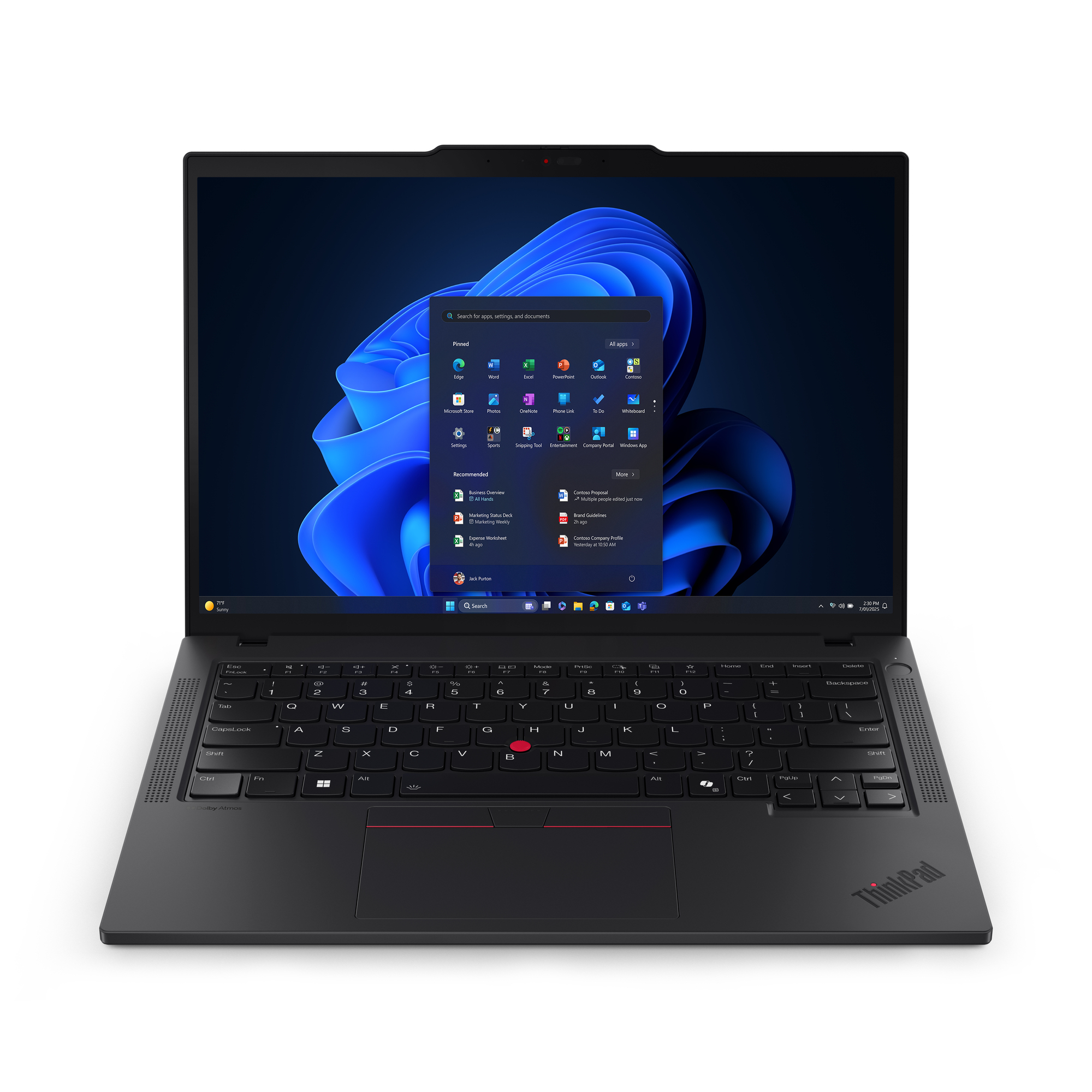 Lenovo ThinkPad T14 Gen 6, 14" WUXGA, Core Ultra 5 225U, 32GB RAM, 1TB SSD, 4G/LTE, Win11 Pro Image