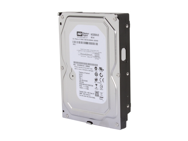 Western Digital WD AV 320GB | wd3200avjs | 8MB Cache - SATA 3Gb/s