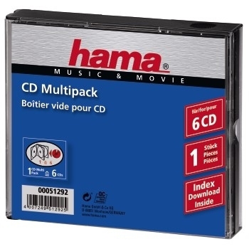 Hama CD Multipack | 00051292 | Behälter CD-Aufbewahrung