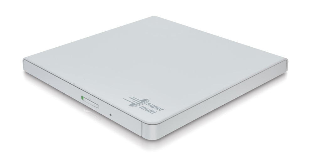 Hitachi-LG Data Storage GP57EW40 SlimLine weiß | gp57ew40.ahle10b | USB 2.0 - DVD / CD