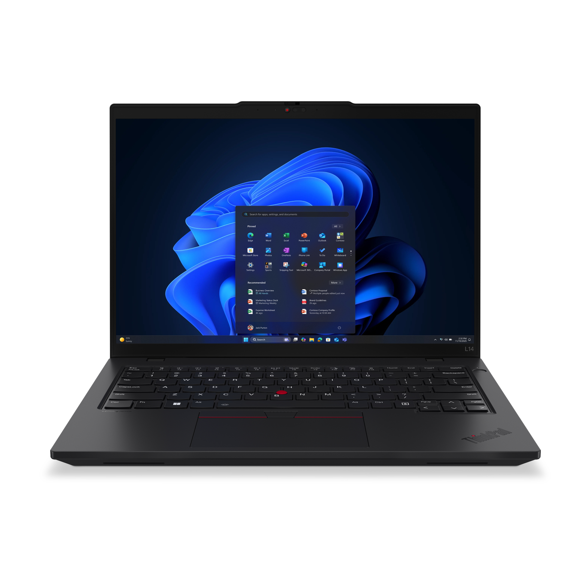 Lenovo ThinkPad L14 G6 - 14" WUXGA, Core Ultra 5 225U, 16GB, 512GB SSD, 4G/LTE, Win11 Pro Image