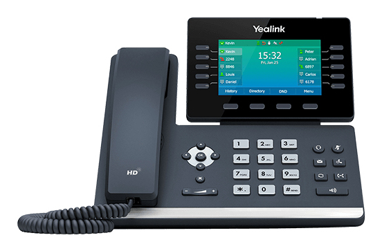 Yealink SIP-T54W | sip-t54w | VoIP-Telefon - mit Bluetooth-Schnittstelle mit Rufnummernanzeige