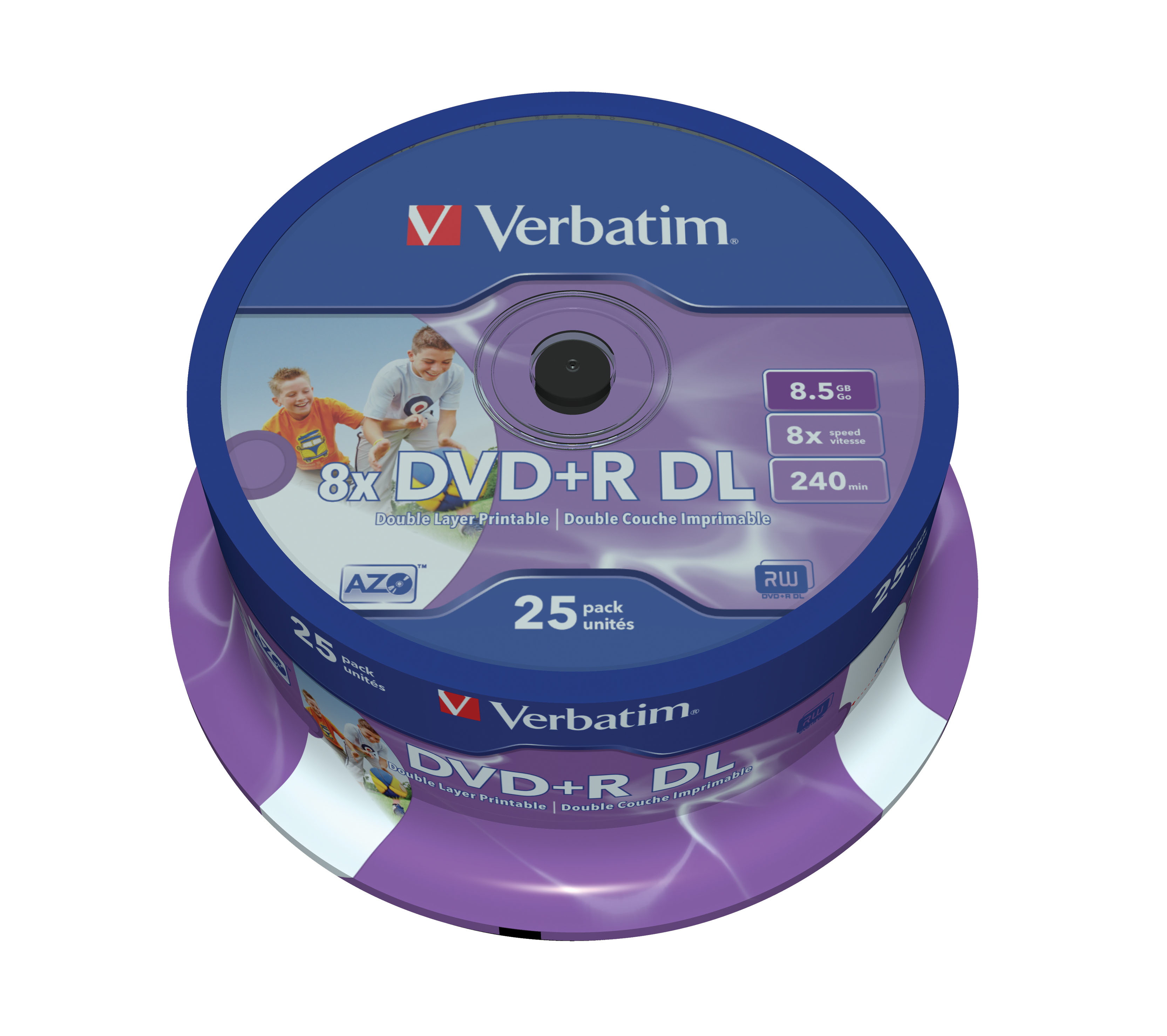 Verbatim 25 x DVD+R DL | 43667 | 8.5 GB 8x - breite