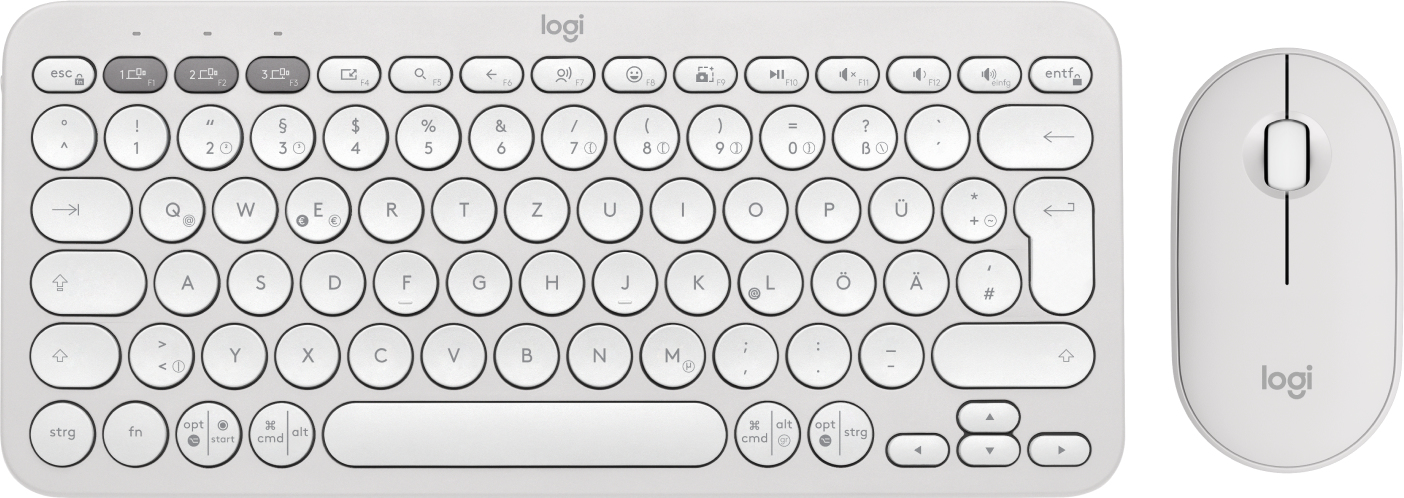 Logitech Pebble 2 Combo | 920-012204 | Tastatur-und-Maus-Set