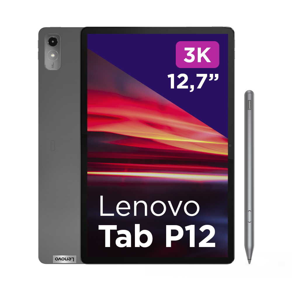 Lenovo Tab P12 ZACH - Tablet - Android 13 oder höher - 128 GB UFS card - 32.3 cm (12.7") | zach0112se