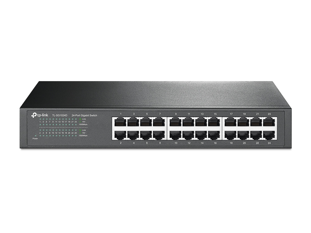 TP-LINK TL-SG1024D | tl-sg1024d | Unmanaged - Gigabit Ethernet (10/100/1000)