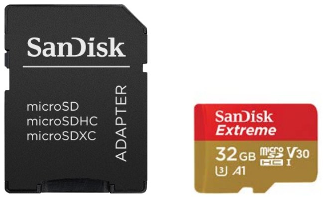 SanDisk Extreme | sdsqxaf-032g-gn6at | Flash-Speicherkarte (microSDHC/SD-Adapter inbegriffen)