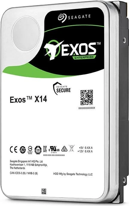 Seagate Exos X14 14TB, 24/7, 512e / 3.5" / SATA 6Gb/s, recertified