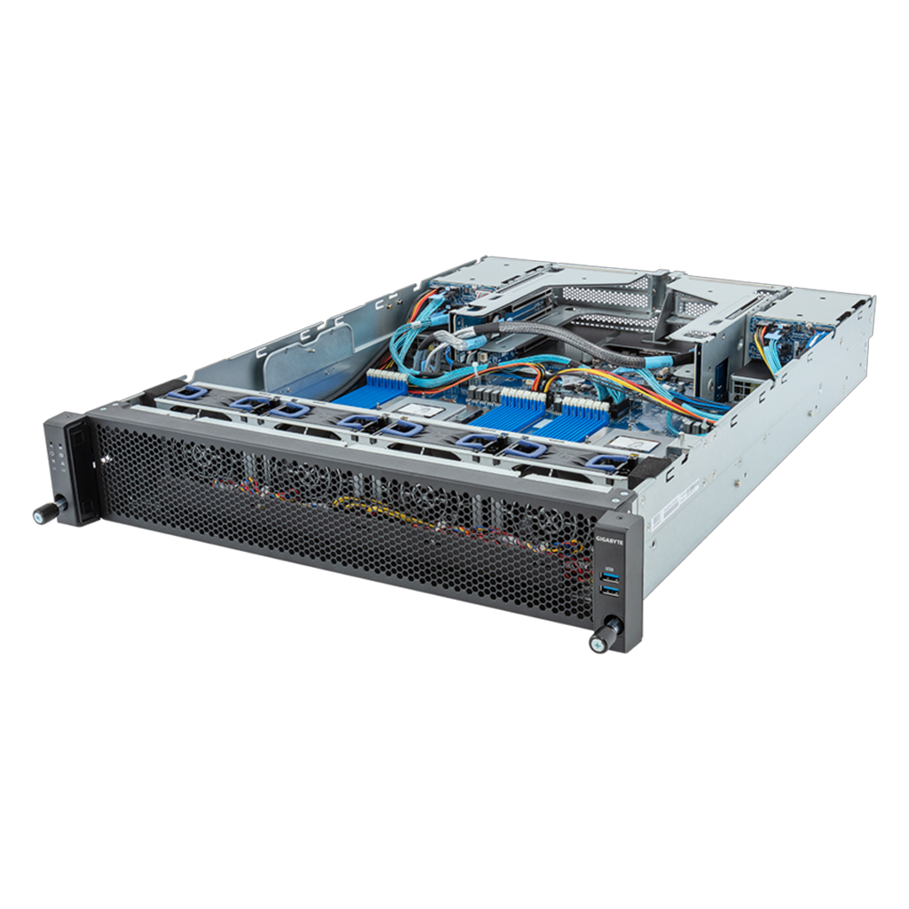 Gigabyte Barebone E283-Z90-ACD1 rev. 3.x Dual Sockel SP5 - Barebone - DDR5