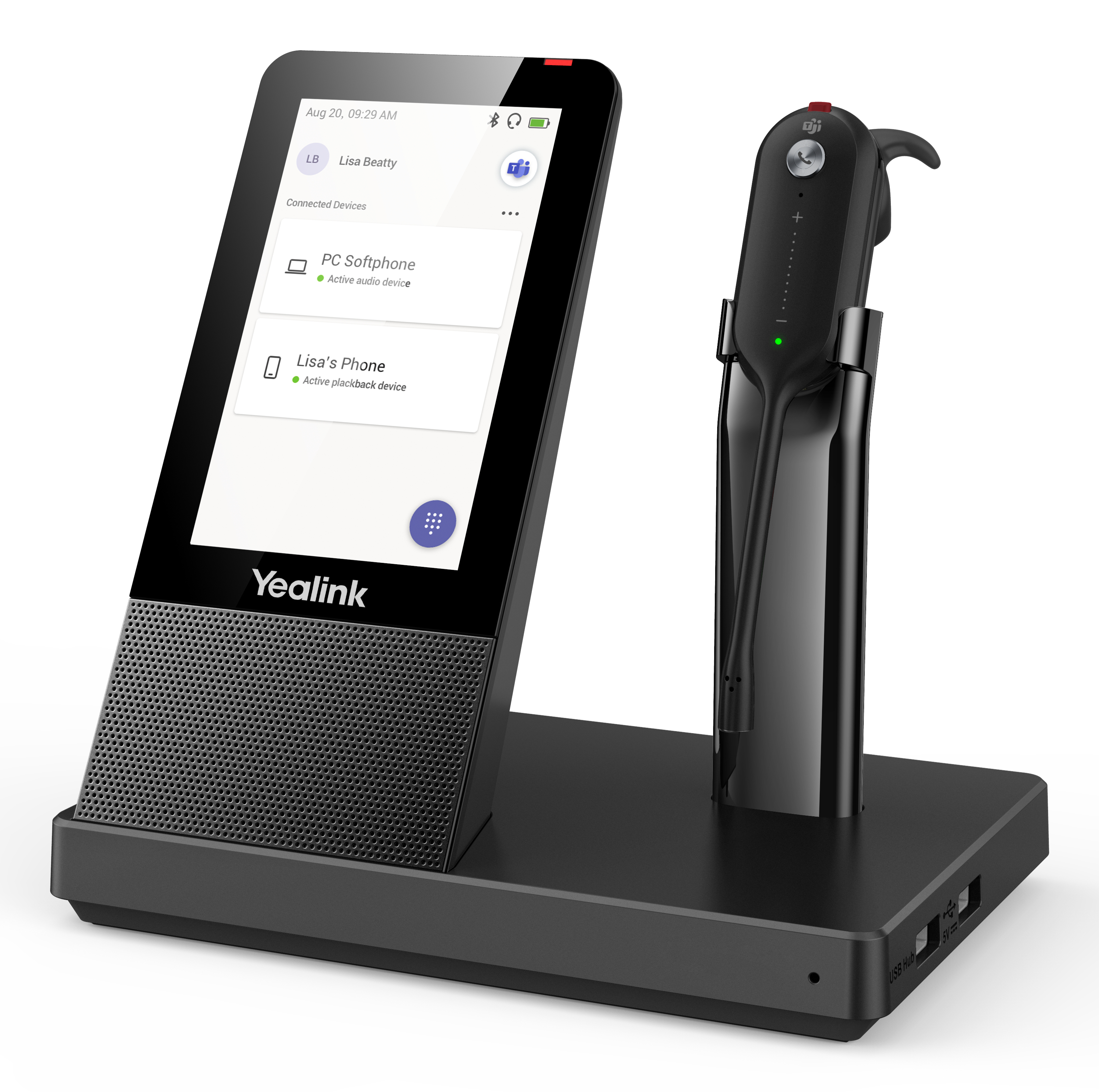 Yealink WH67 X Workstation - Für Microsoft Teams Image