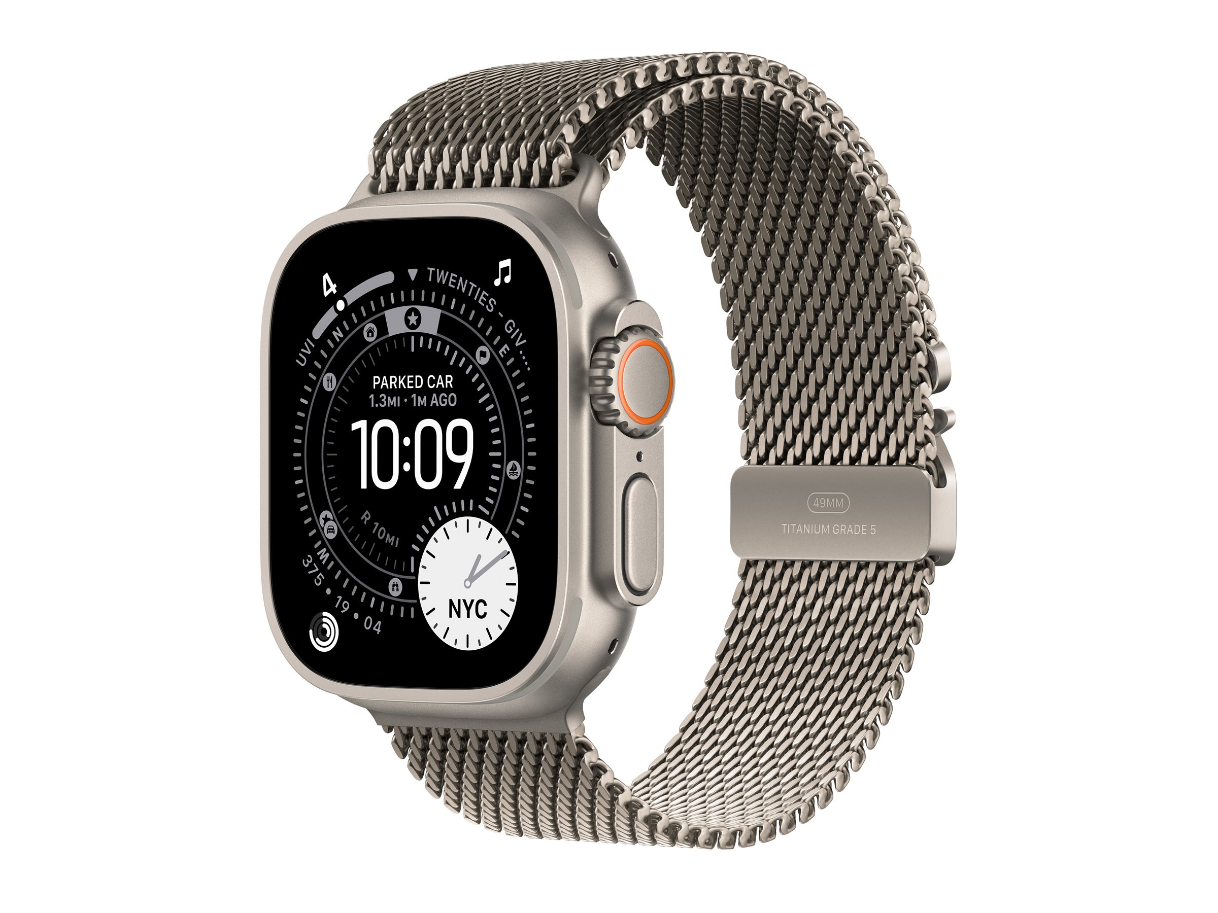 Apple Watch Ultra 3 natur mit Milainaise-Armband Medium natur | mewy4qf/a |