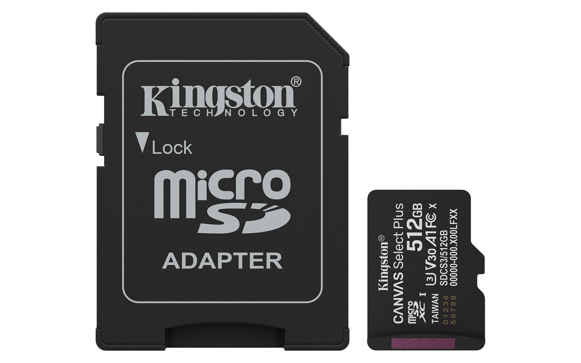 Kingston Canvas Select Plus | sdcs3/512gb | Flash-Speicherkarte (microSDXC-an-SD-Adapter inbegriffen)