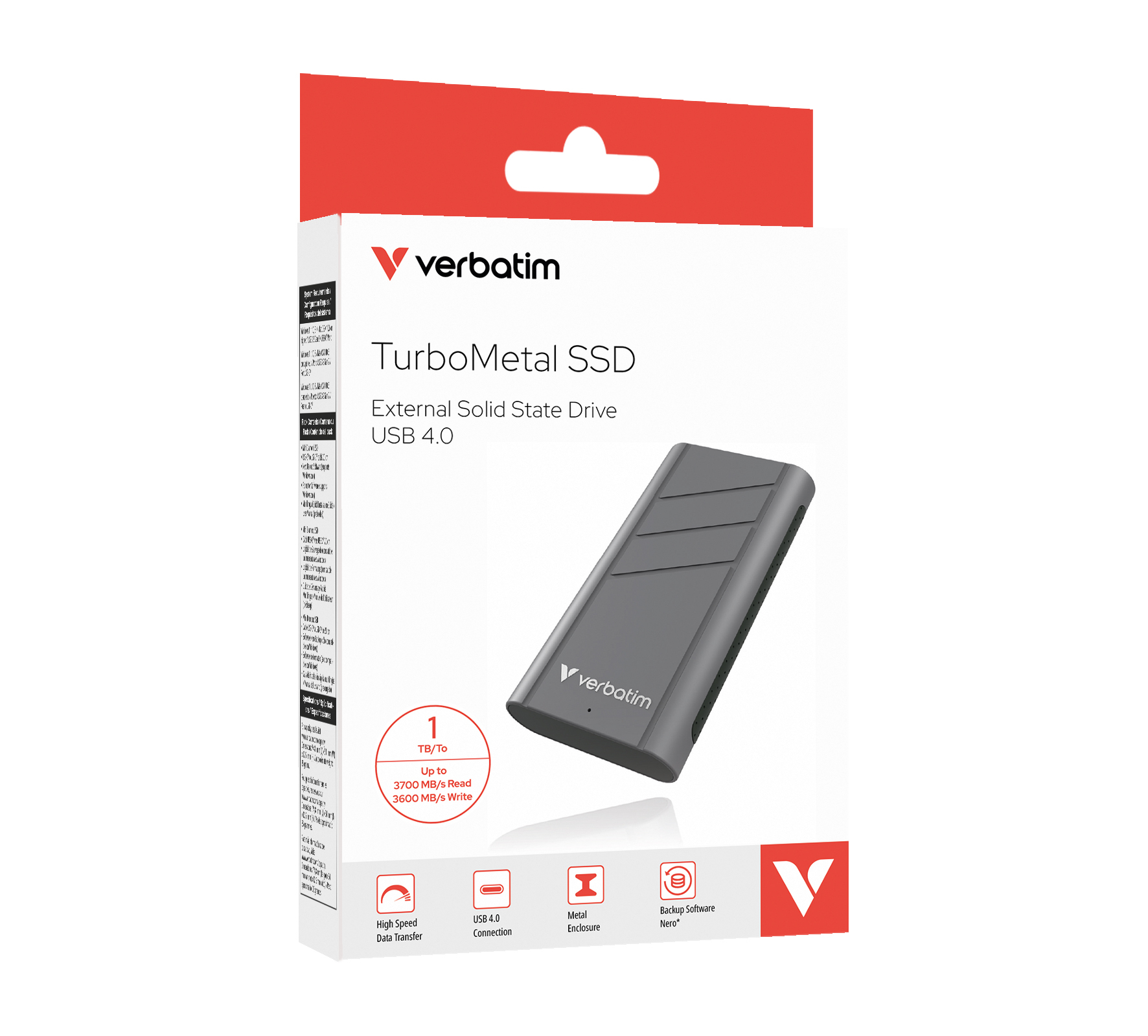 Verbatim TurboMetal | 32021 | SSD - 1 TB