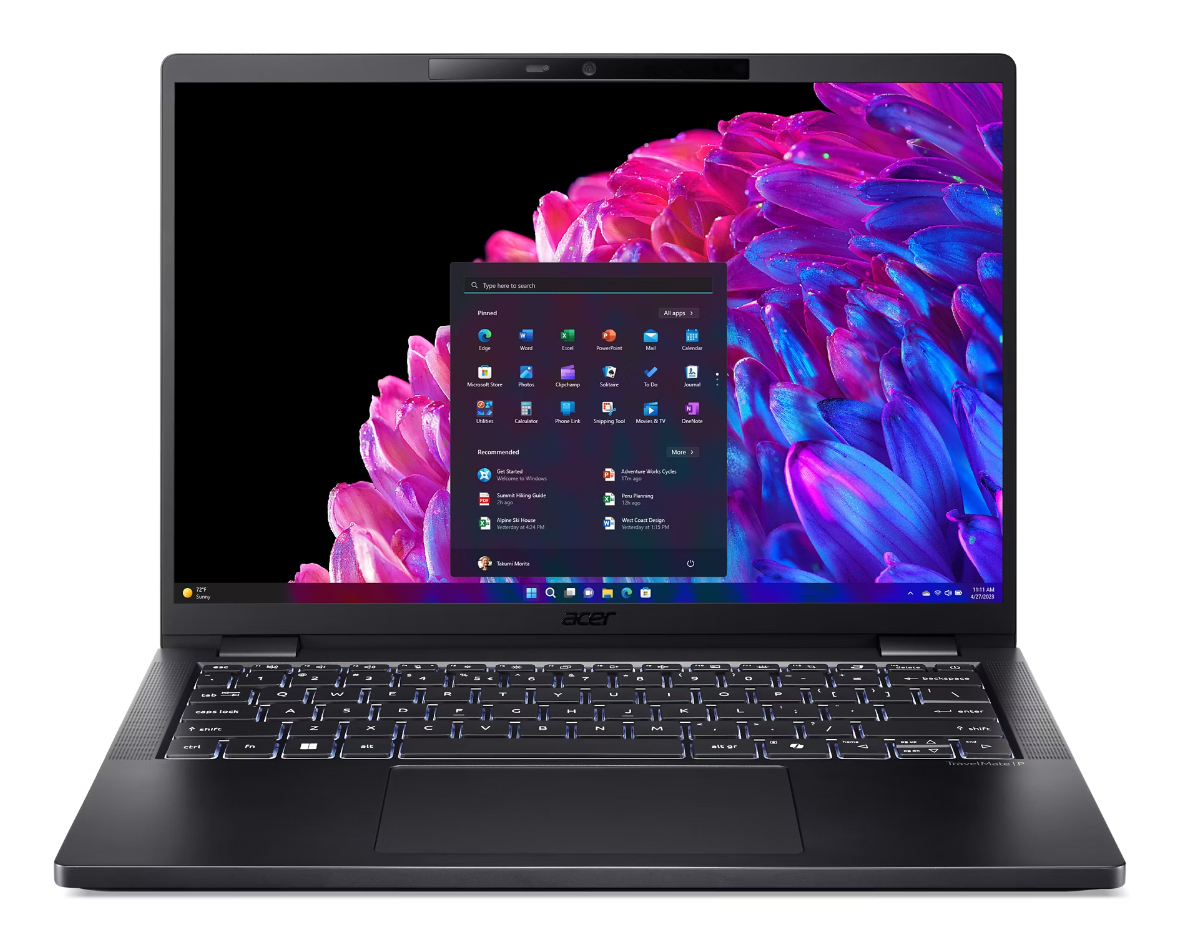 Acer TravelMate P6 14 TMP614-73-TCO | nx.b5leg.003 | 180°-Scharnierdesign - Intel Core Ultra 7 155H / 1.4 GHz