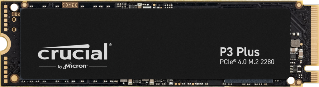 Crucial P3 Plus SSD 1TB | ct1000p3pssd8 | M.2 2280 / M-Key / PCIe 4.0 x4